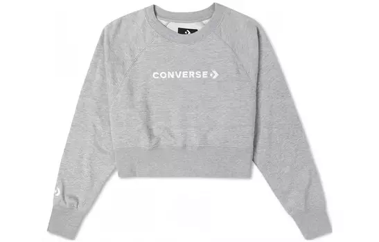 Свитшот женский светло-серый Converse
