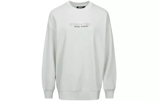 Свитшот женский светло-серый Evisu