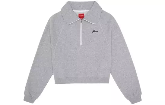 Свитшот женский светло-серый Guess