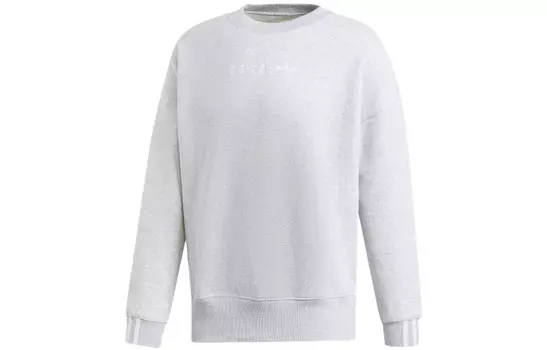 Свитшот женский светло-серый меланжевый Adidas Originals, серый