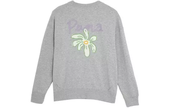 Свитшот женский светло-серый меланжевый Puma