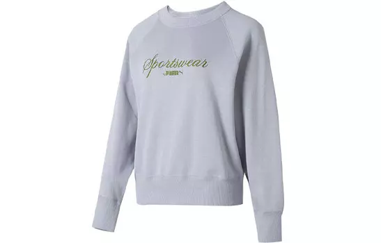 Свитшот женский светло-серый Puma