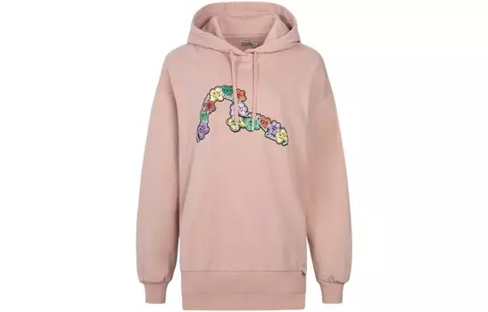 Свитшот женский темно-розово-красный Evisu