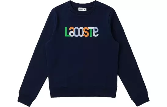 Свитшот женский темно-синий Lacoste