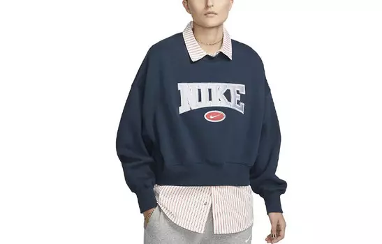 Свитшот женский темно-синий Nike