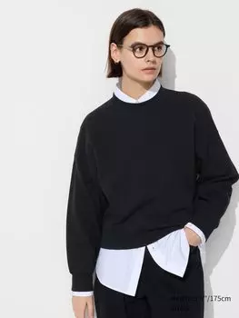 Свитшот женский Uniqlo, черный