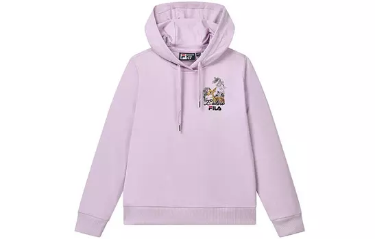 Свитшот женский ванильно-фиолетовый Fila