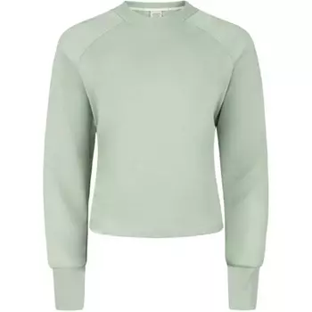 Свитшот женский зеленый Asics