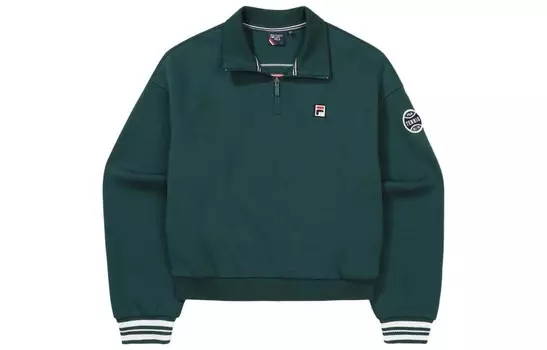Свитшот женский зеленый Fila