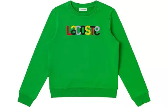 Свитшот женский зеленый Lacoste