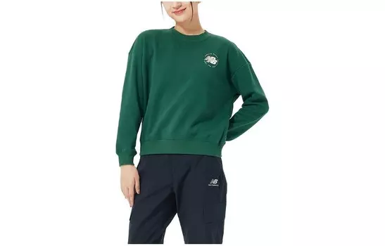 Свитшот женский зеленый New Balance