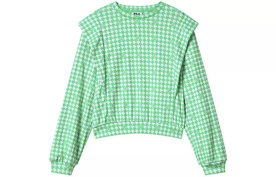 Свитшот женский зеленый Vine Green Fila