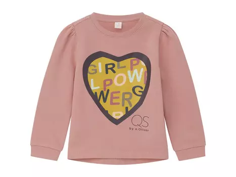 Свитшоты для малышей QS by sOliver из хлопка, лосось