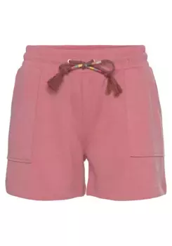 Свитшоты Vivance "шорты", с накладными карманами и контрастным шнуром, одежда для дома, розовый