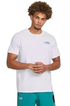 Свободная баскетбольная футболка с логотипом Under Armour, зеленый