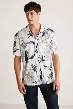 Свободная белая рубашка Edwin GRIMELANGE, белый