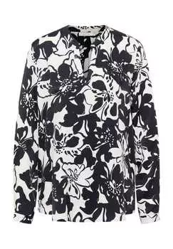 Свободная блузка из вискозы Eterna, черный