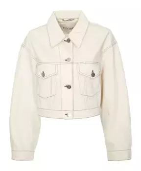 Свободная джинсовая куртка Closed, бежевый