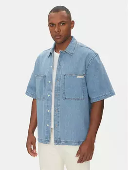 Свободная джинсовая рубашка Bowler J30J327512 Calvin Klein Jeans, синий