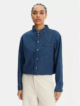 Свободная джинсовая рубашка J20J225518 Calvin Klein Jeans, синий