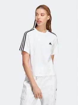Свободная футболка Adidas, белый