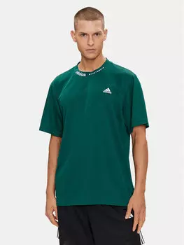 Свободная футболка Adidas, зеленый