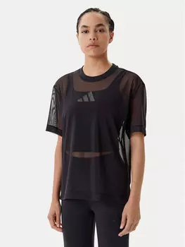 Свободная футболка ALL SZN Soft Lux Mesh JM3737 Adidas, черный