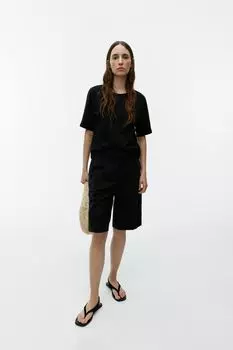 Свободная футболка Arket, черный