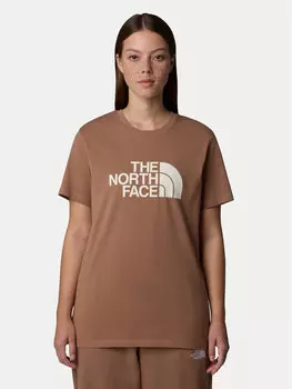 Свободная футболка Easy NF0A8A6G The North Face, коричневый