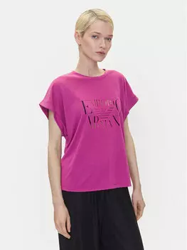 Свободная футболка EW000616 AF12187 UA227 Emporio Armani, розовый
