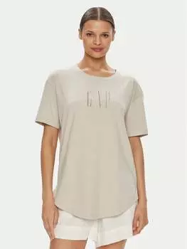 Свободная футболка Gap, экрю