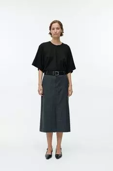 Свободная футболка H&M, черный