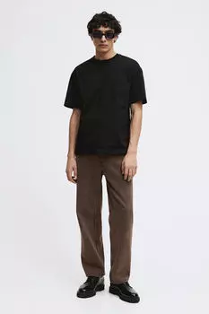 Свободная футболка H&M, черный