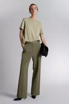 Свободная футболка H&M, хаки