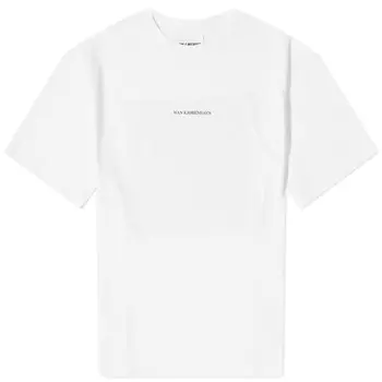 Свободная футболка Han Kjobenhavn Supper, белый