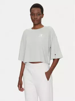 Свободная футболка Icons Washed Look 118023 Champion, зеленый