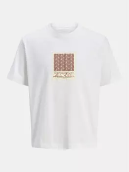 Свободная футболка Islington 12273019 Jack&Jones, белый