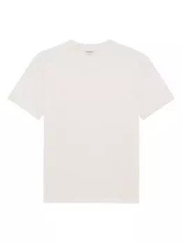 Свободная футболка из джерси Saint Laurent