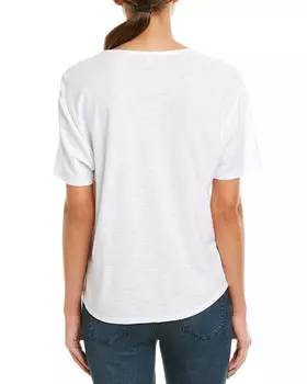 Свободная футболка James Perse, белый