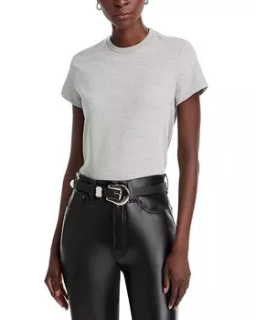 Свободная футболка RE/DONE в стиле 50-х годов, серый