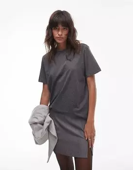 Свободная футболка с коротким рукавом темно-серого цвета & Other Stories