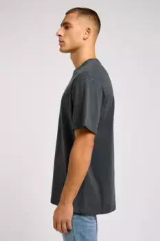 Свободная футболка с логотипом H&M, черный
