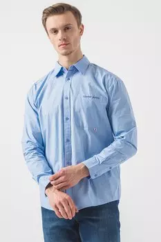 Свободная футболка с нагрудным карманом Tommy Jeans, синий