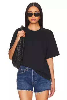 Свободная футболка Wao, черный