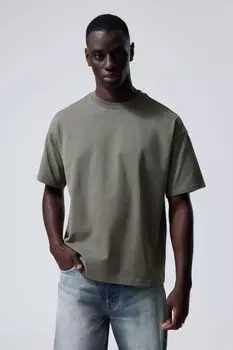 Свободная футболка Weekday, хаки