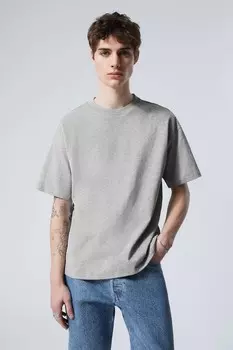 Свободная футболка Weekday, серый