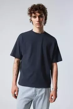 Свободная футболка Weekday, синий