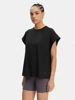 Свободная футболка Yoga JL7800 Adidas, черный