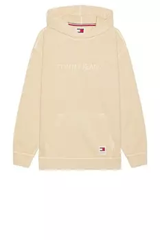 Свободная классическая толстовка с капюшоном Tommy Jeans, золотой