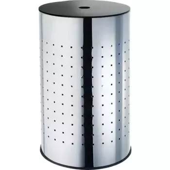 Свободная корзина для белья, хромированный металл, высота 58 см Locker, цвет silberfarben